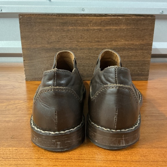 John Varvatos Men Brown Leather Loafer Size 10.5